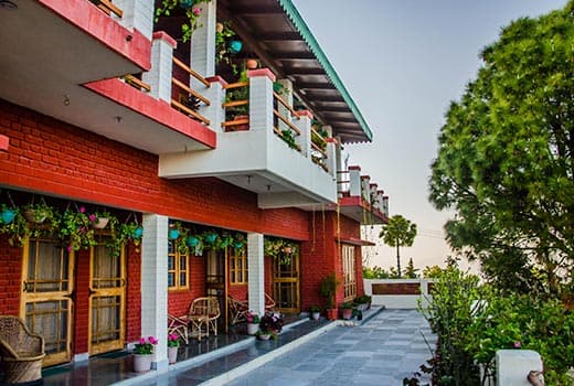 Deluxe Room - room view at Tehri Retreat