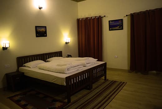 Deluxe Room - room view at Majkhali Woods