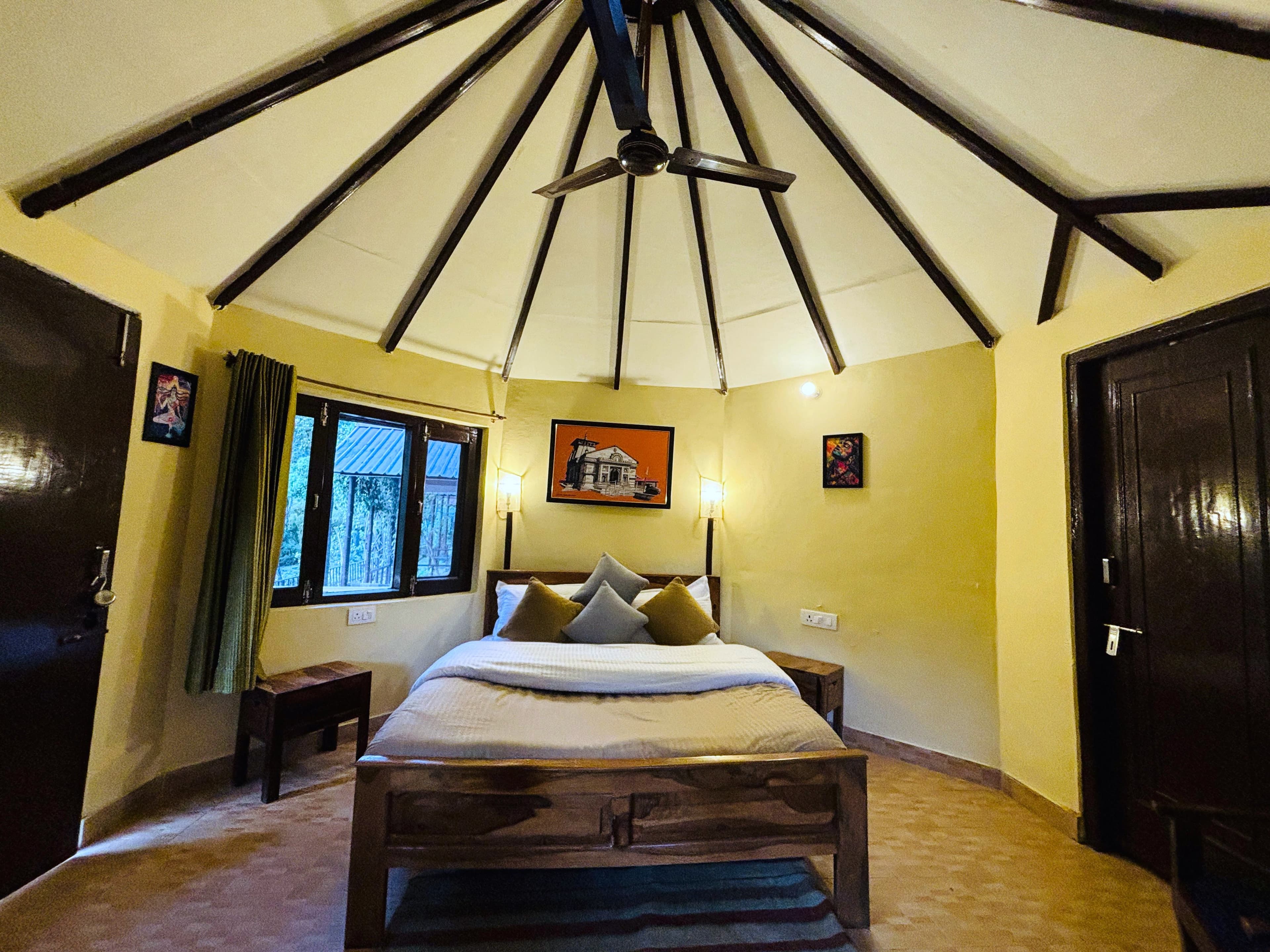 Semi Deluxe Room - mountain view room at Vedant Valley